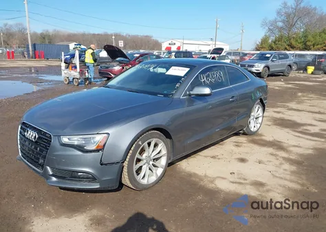 2013 Audi A5 2.0T Premium из США, поврежденный, VIN WAULFAFR9DA062470